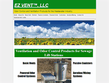 Tablet Screenshot of ezventmfg.com